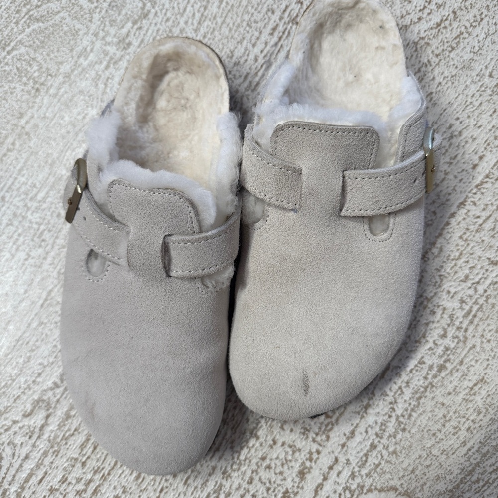 Birkenstock Boston Shearling Antique White 37